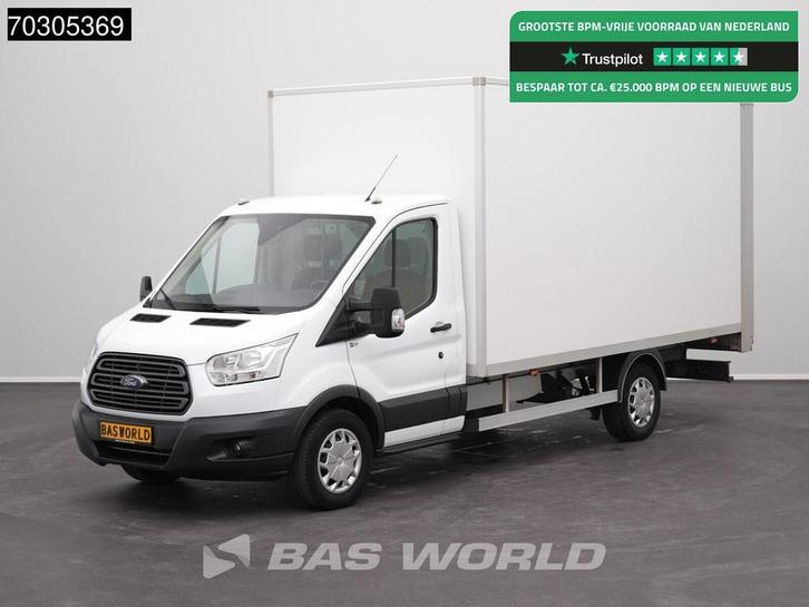 Ford Transit 130pk D'Hollandia Laadklep Zijdeur Bakwagen Nav, Auto's, Bestelwagens en Lichte vracht, Bedrijf, Te koop, Airconditioning