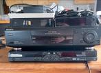 VHS - HDD-recorder met twee dvd's - 2 emtec multimedia, Audio, Tv en Foto, Ophalen, Zo goed als nieuw, Sony