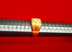 18k gouden Chevalier ring met 750 punch, Handtassen en Accessoires, Ringen, Ophalen, Geel, Goud