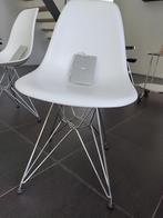 6x Vitra plastic Eames design stoelen Charles & Ray, Ophalen, Wit, Zo goed als nieuw, Modern