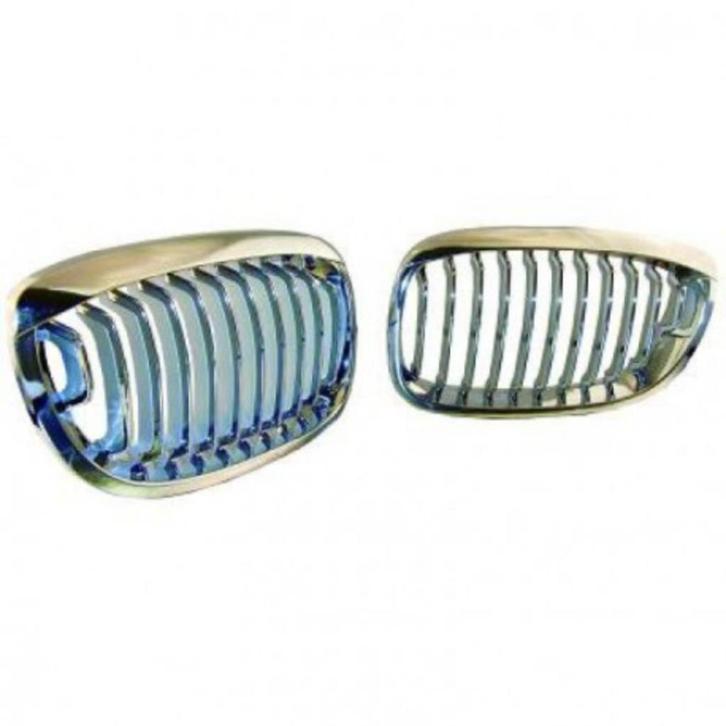 SET CALANDRE CHROME - GRILLE BMW E46 (03-07), Autos : Divers, Tuning & Styling, Enlèvement ou Envoi