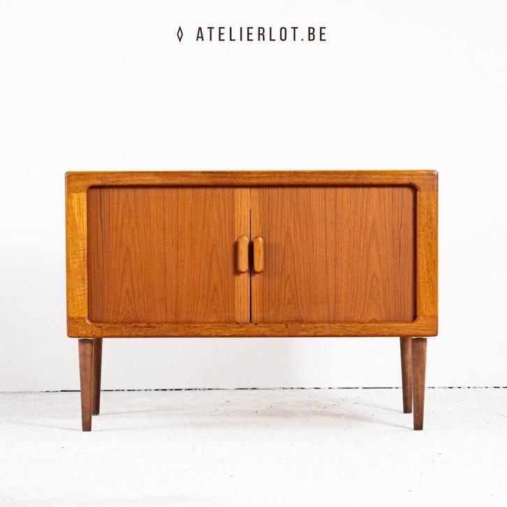 Vintage lowboard/platenkast Dyrlund, Huis en Inrichting, Kasten |Televisiemeubels, Zo goed als nieuw, Minder dan 100 cm, 100 tot 150 cm