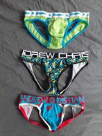 Lot Sexy Jockstraps  3 stuks ( met de billen bloot  ), Ophalen of Verzenden, Groen, Andrew christian, Slip