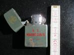 oude leger US MARINE CORPS Zippo-stijl vintage aansteker, Verzamelen, Ophalen of Verzenden, Marine, Overige typen