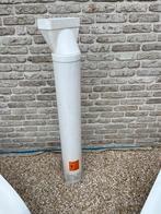 Dampkap buis + verloop ( 150 mm - 1meter), Bricolage & Construction, Tuyaux & Évacuations, Buse droite, Moins de 2 mètres, PVC