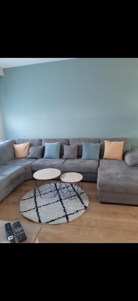 Zetel te koop, Maison & Meubles, Canapés | Salons, Comme neuf, Banc d'angle, Quatre personnes ou plus, Enlèvement