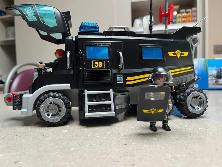 PLAYMOBIL City Action SIE-truck met licht en geluid, Kinderen en Baby's, Speelgoed | Playmobil, Zo goed als nieuw, Complete set