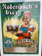 Rodenbach bier poster met kader  1951, Collections, Marques & Objets publicitaires, Comme neuf, Enlèvement