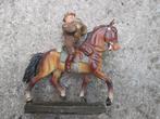 LINEOL Belgische soldaat op paard met muziekinstrument TOP, Verzamelen, Ophalen of Verzenden