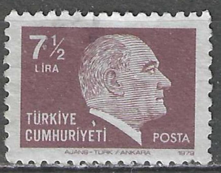 Turkije 1979 - Yvert 2259 - Ataturk - 7 1/2 l. (ST), Postzegels en Munten, Postzegels | Europa | Overig, Verzenden