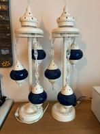 Lamp 2stuks bechikbaar 1/80€ 2/150€, Verre, Comme neuf, Enlèvement, 1001 nacht