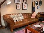 Originele Chesterfield 4 Zits vintage cognac Ralph Lauren, Huis en Inrichting, Zetels | Zetels, Ophalen of Verzenden, Leer