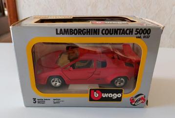 Modelauto Bburago Lamborghini Countach 5000 1988 - 1:24  beschikbaar voor biedingen
