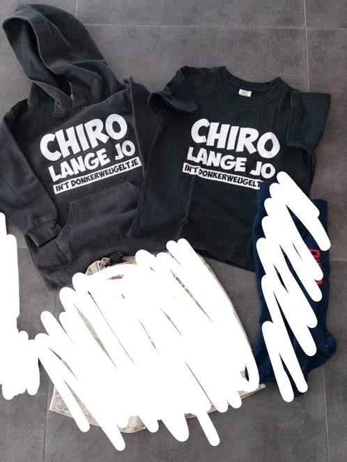 Chiro kledij Lange Jo, Kinderen en Baby's, Kinderkleding | Kinder-kledingpakketten, Gebruikt, Maat 128, Ophalen of Verzenden