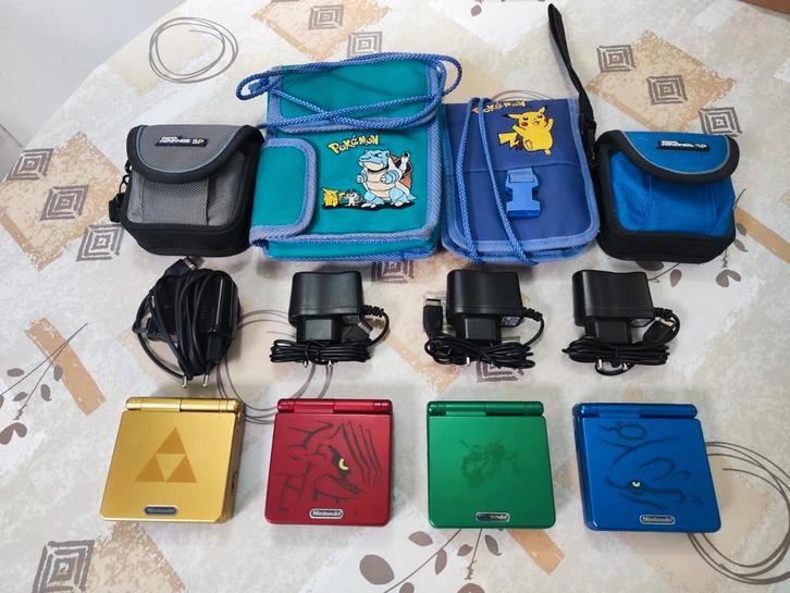Game Boy Advance SP IPS V5 backlight Pokémon & Zelda Edition, Games en Spelcomputers, Games | Nintendo Game Boy, Ophalen of Verzenden