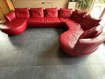 Canapé en cuir Natuzzi, Enlèvement, Utilisé
