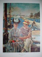 litho-affiche Edouard Manet Argenteuil grote print poster, Ophalen of Verzenden