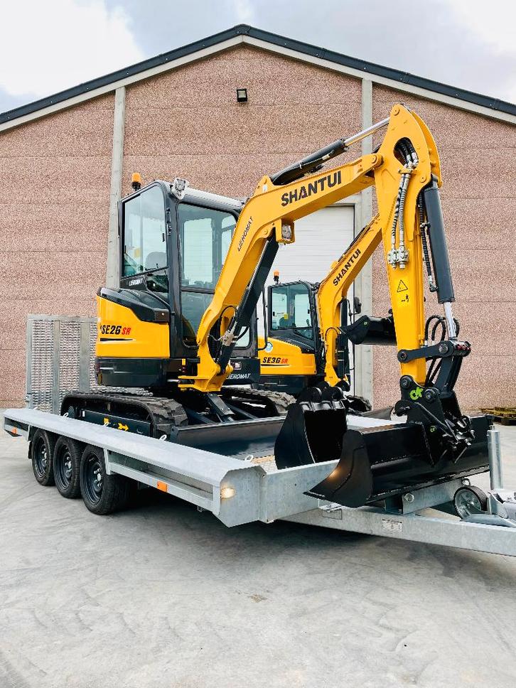 Minigravers - Graafmachines Shantui 2.5 T, Tuin en Terras, Takkenscharen, Nieuw, Ophalen of Verzenden