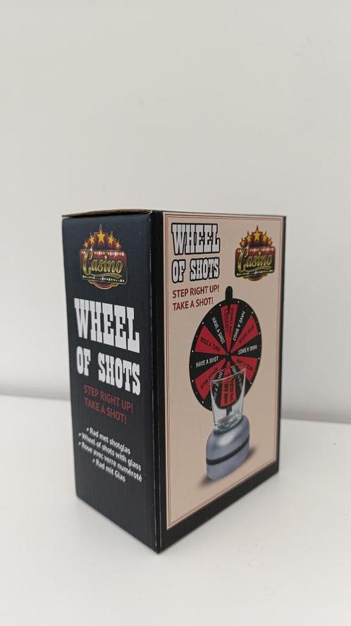 Drankspel / Drinkspel - Wheel of Shots: NIEUW, Hobby en Vrije tijd, Gezelschapsspellen | Bordspellen, Nieuw, Een of twee spelers