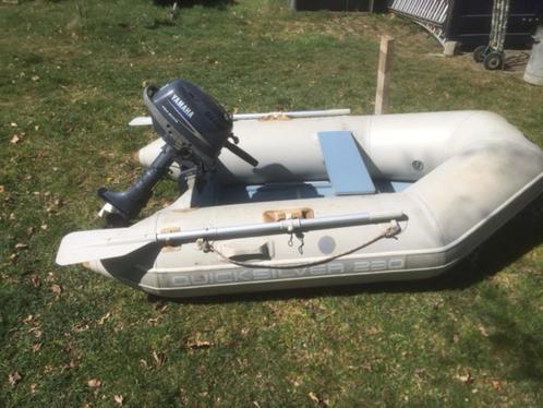 Rubberboot Quicksilver 230S Yamaha F4A viertackt, Watersport en Boten, Rubberboten, Gebruikt, Quicksilver, Benzine, Ophalen