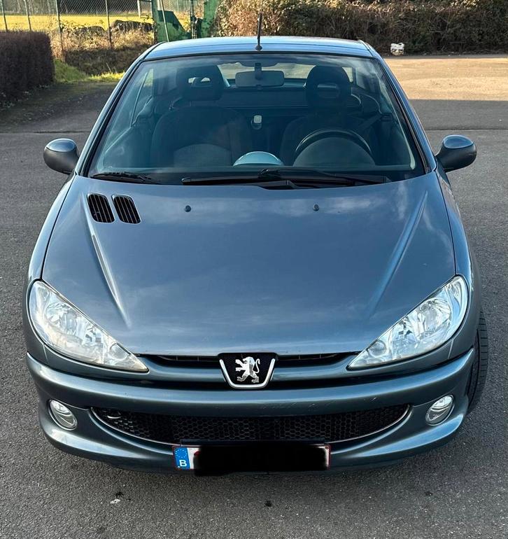 Peugeot 206 CC 1.6 Cabrio -OZ velgen-  (EXPORT / HANDELAAR), Autos, Peugeot, Particulier, Essence, Boîte manuelle, Gris, Enlèvement