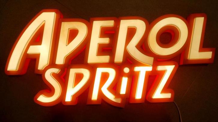 aperol spritz led sign, Huis en Inrichting, Lampen | Overige, Nieuw, Ophalen of Verzenden