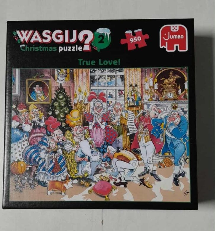 Puzzels Wasgij? Christmas 950 stuks, Hobby en Vrije tijd, Denksport en Puzzels, Zo goed als nieuw, Legpuzzel, 500 t/m 1500 stukjes