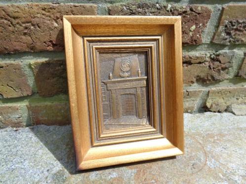 Kader met haard , uitgevoerd in brons , Rubenshuis ?, Antiek en Kunst, Curiosa en Brocante, Ophalen of Verzenden