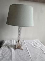 Kristallen Lamp met stoffen kap, Ophalen, Gebruikt, 50 tot 75 cm