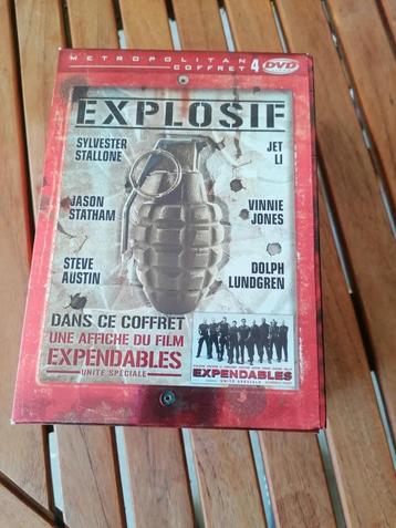 coffret 4  DVD explosif + poster