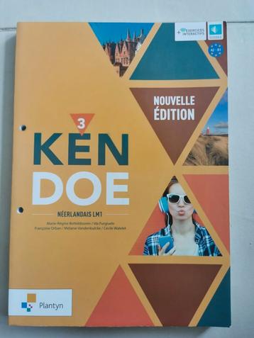 Livre scolaire néerlandais Ken doe 3 éditions Plantyn 