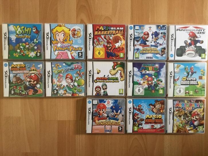 Nintendo DS games Mario, Games en Spelcomputers, Games | Nintendo DS, Zo goed als nieuw, Ophalen of Verzenden