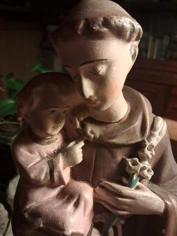 Grande statue en plâtre, Saint Antoine, Enlèvement ou Envoi
