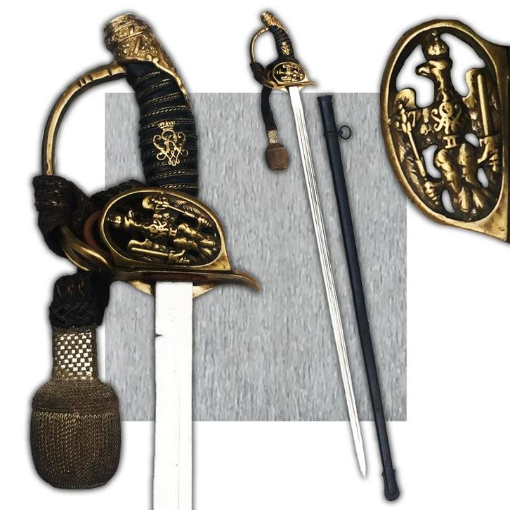 🚨ZELDZAME SABEL PRUISISCHE HOGE RANGSCHIKKING M1889 W01, Antiek en Kunst, Antiek | Porselein, Verzenden