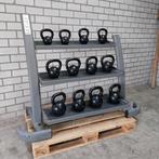 Kettelbelts Rubber Coated Set +Jordan heavy-duty opbergrek, Ophalen, Zo goed als nieuw, Kettlebell