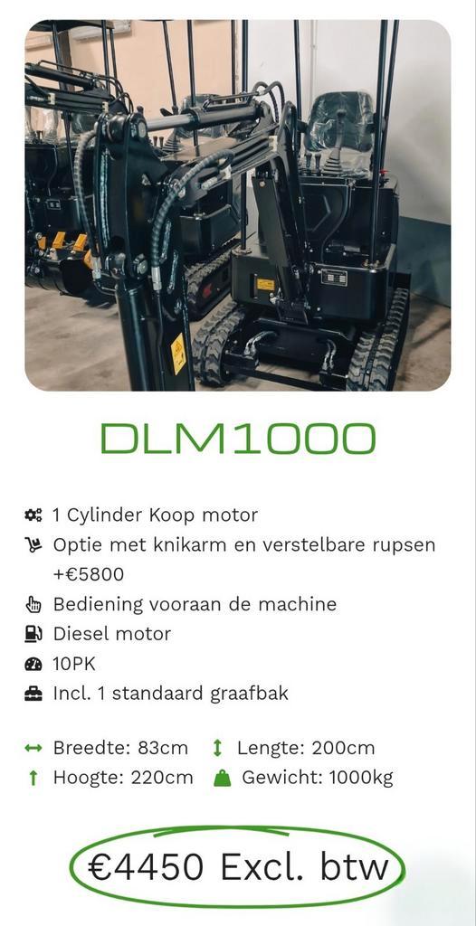 Minigraver. Minigraafmachine., Doe-het-zelf en Bouw, Gereedschap | Machine-onderdelen en Toebehoren, Nieuw, Ophalen