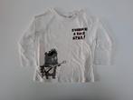 Mt 98 Witte T-shirt lange mouwen I wanna be a rock star, Kinderen en Baby's, Kinderkleding | Maat 98, Ophalen of Verzenden, Zo goed als nieuw