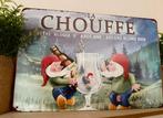 Metalen reclamabord La Chouffe, Verzamelen, Biermerken, Ophalen of Verzenden, Nieuw, Reclamebord, Plaat of Schild