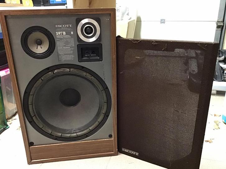 Scott vintage speaker 197B, Audio, Tv en Foto, Luidsprekerboxen, Ophalen of Verzenden