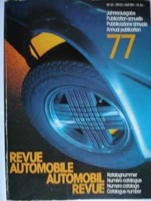 Revue Automobile/Automobil Revue Katalog Catalogue 1977, Livres, Autos | Livres, Utilisé, Général, Envoi