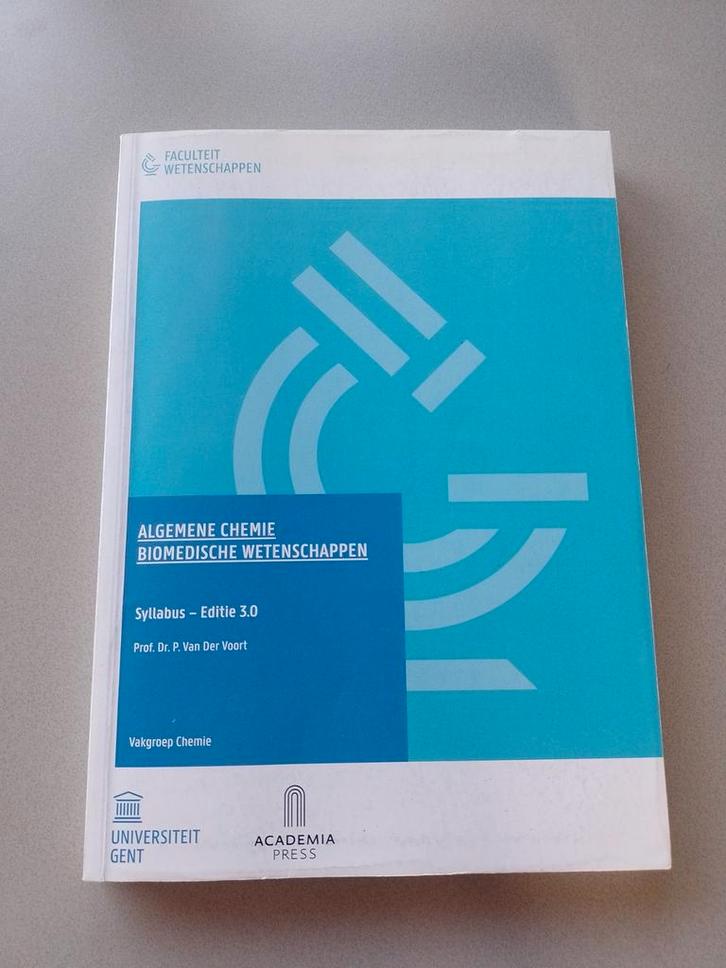 Algemene Chemie - Biomedische wetenschappen - Syllabus, Boeken, Studieboeken en Cursussen, Zo goed als nieuw, Hoger Onderwijs