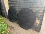 2 ronde tafelbladen diameter 150 cm, Huis en Inrichting, Tafels | Eettafels, Ophalen