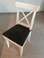 Keukenstoelen ‘Ingolf’ (Ikea), Huis en Inrichting, Ophalen, Gebruikt, Wit, Scandinavisch
