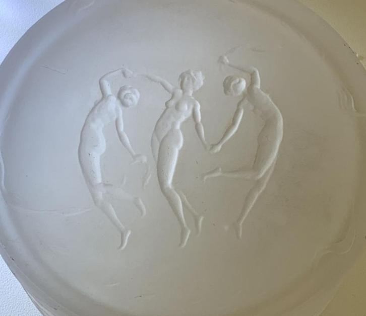 Art Deco Poederdoos - René Lalique voor d'Orsay., Antiek en Kunst, Antiek | Glaswerk en Kristal, Ophalen of Verzenden