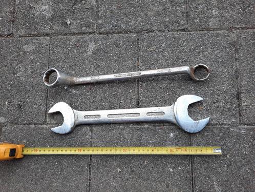 Grote Engelse maat, Steeksleutel en ringsleutel, Doe-het-zelf en Bouw, Gereedschap | Handgereedschap, Gebruikt, Ophalen of Verzenden