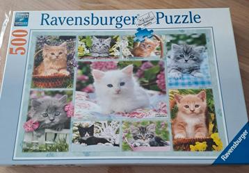 Ravensburger puzzel - Poesjes in hun mandje beschikbaar voor biedingen