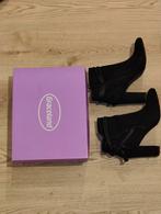 Zwarte enkellaarsjes, Ophalen of Verzenden, Zo goed als nieuw