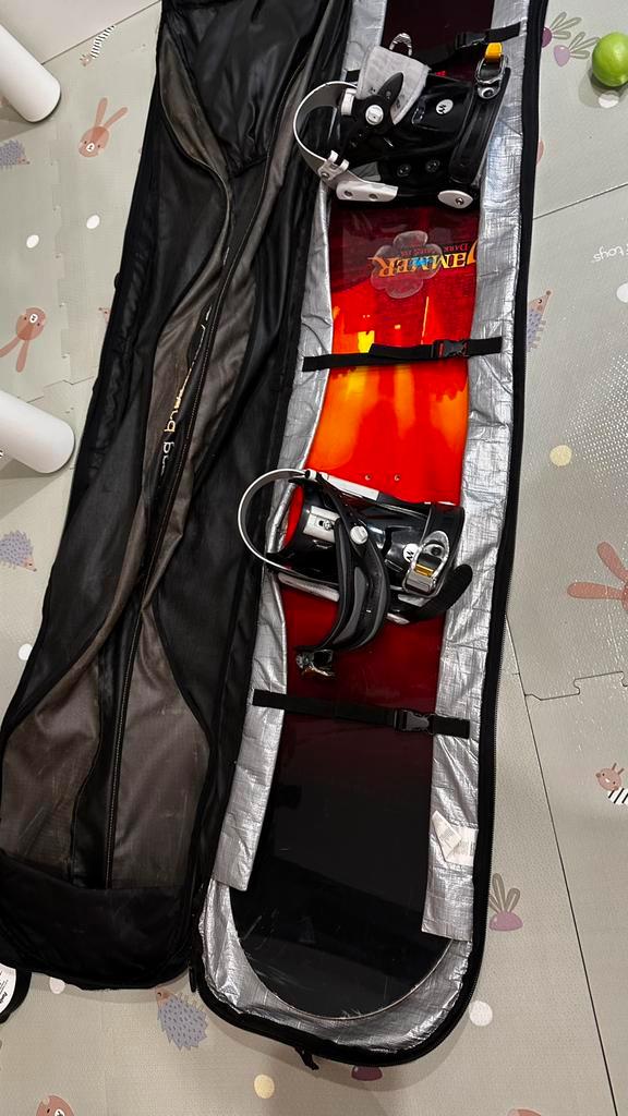 Snowboard + bindings + boots, Sport en Fitness, Snowboarden, Zo goed als nieuw, Board, Ophalen