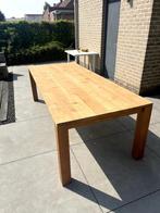 Teakhouten tafel, Huis en Inrichting, Tafels | Salontafels, Ophalen, Gebruikt, 100 tot 150 cm, Teakhout