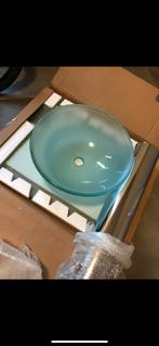 Glazen wastafel, Enlèvement, Comme neuf